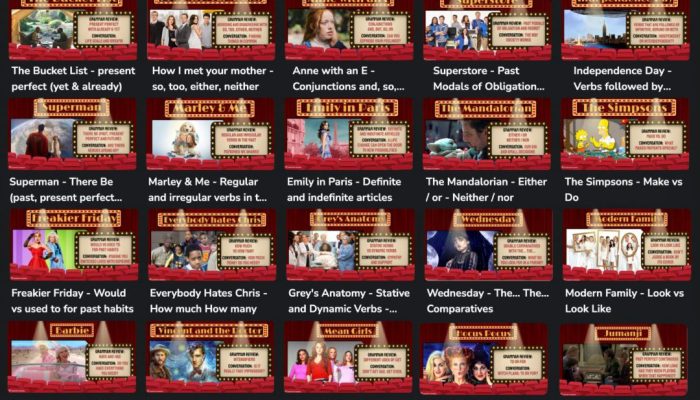 topicos completos grammarflix